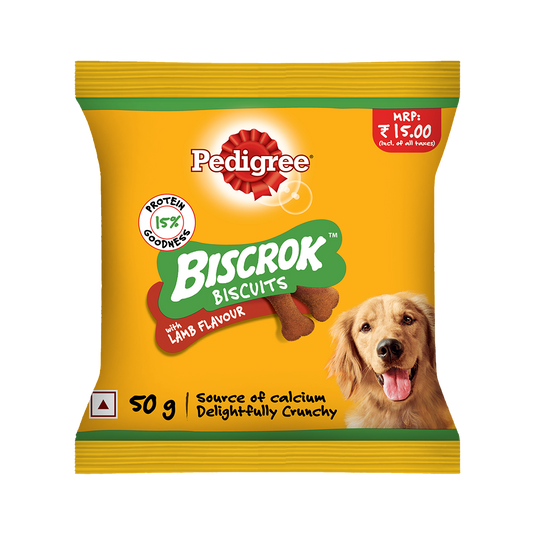 Pedigree Biscrok Biscuits Dog Treat (Above 4 Months) Chicken Flavour