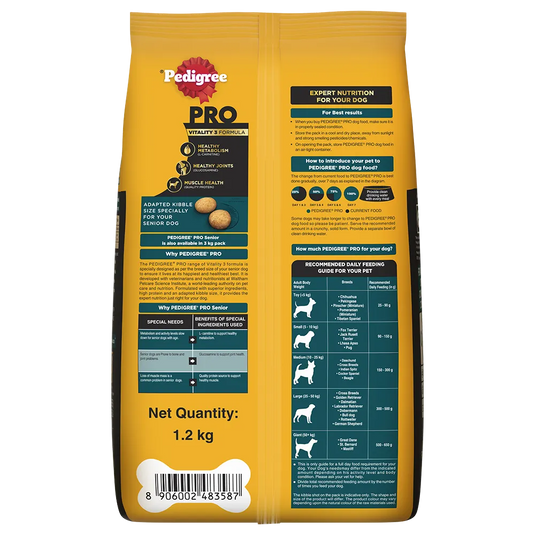 Pedigree feeding chart best sale