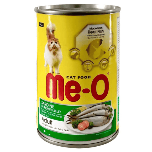 MeO Sardine Canned Wet Cat Food, 400gm