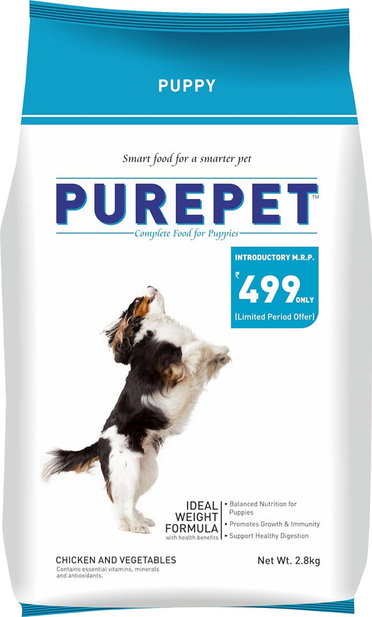 Purepet Chicken & Vegetable Puppy Dog Dry Food