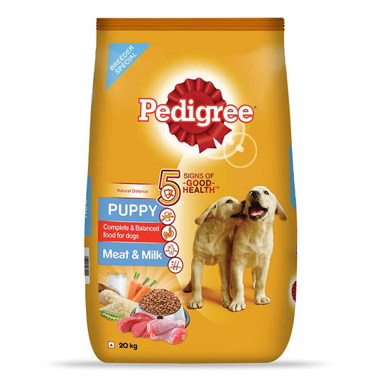 Pedigree Puppy Dry Dog Food, Meat & Milk