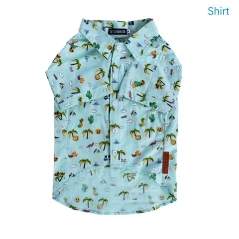 Tropical Vibes Dog Shirt