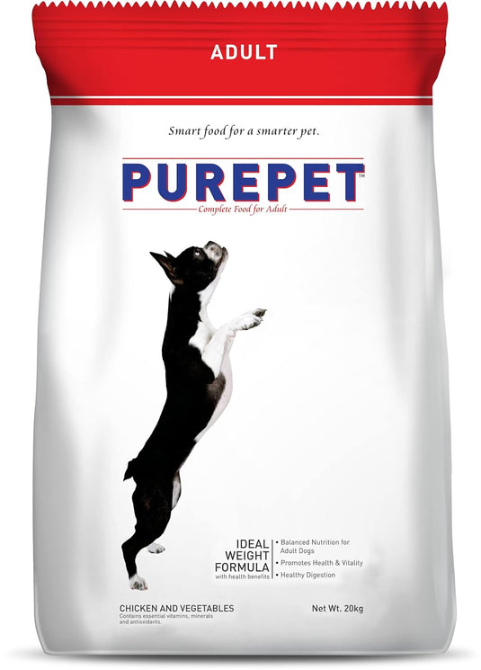 Purepet Chicken & Vegetable Adult Dog Dry Food