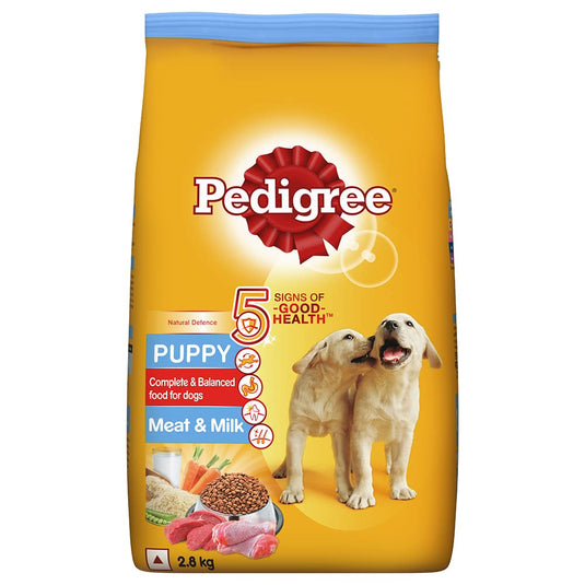 Pedigree Puppy Dry Dog Food, Meat & Milk