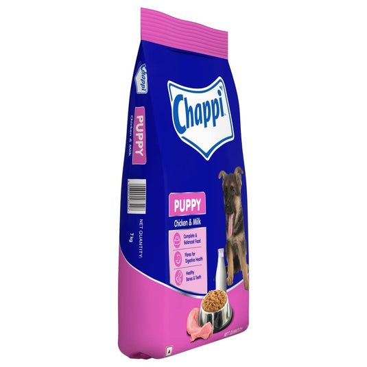 Chappi Puppy Dry Dog Food, Chicken & Milk Flavour