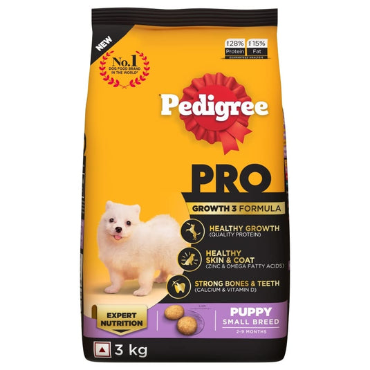 Pedigree Pro Puppy, Small Breed (2-9 Months) Dry Dog Food