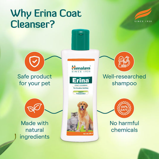 Himalaya Erina Coat Cleanser For Dog And Cats