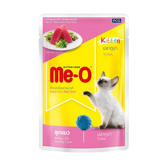 MeO Pouch Kitten Wet Food Tuna in Jelly, 80g