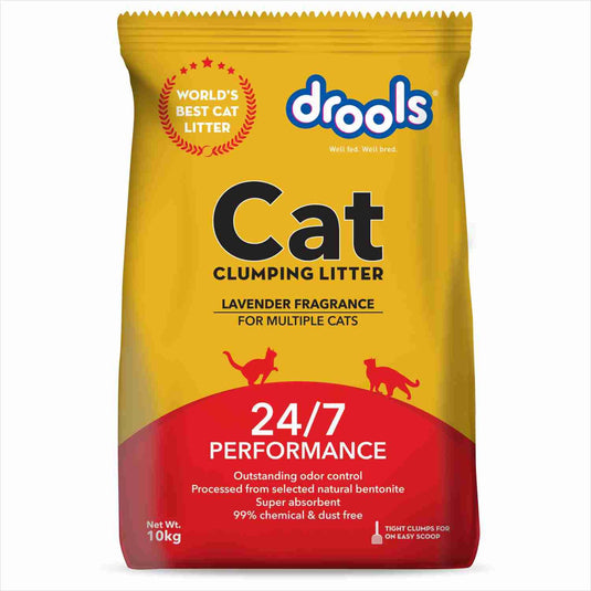 Drools Lavender Scented Clumping Cat Litter