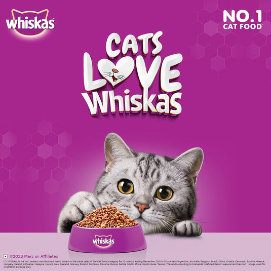 Whiskas Adult (+1 Year) Dry Cat Food, Ocean Fish Flavour