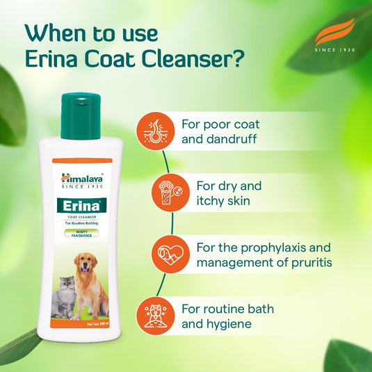 Himalaya Erina Coat Cleanser For Dog And Cats