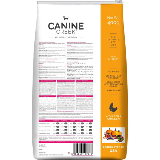 Canine Creek Puppy Dry Dog Food, Ultra Premium