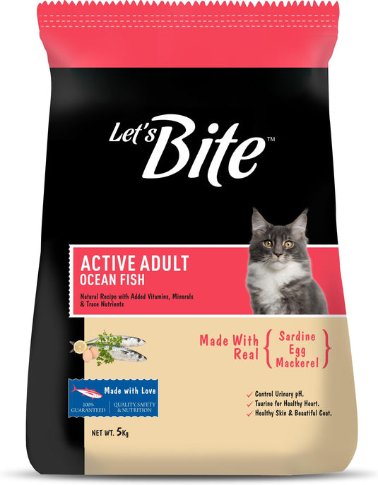 Let's Bite Active Adult Dry Cat Food,