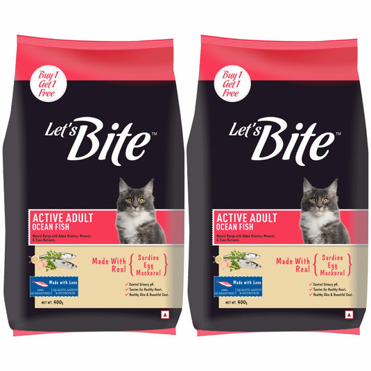 Let's Bite Active Adult Dry Cat Food,