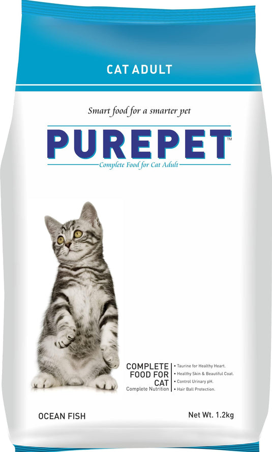 Purepet Adult Dry Cat Food Ocean Fish Flavour