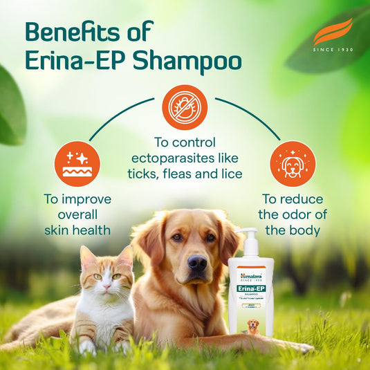 Himalaya Erina Ep Shampoo For Dogs And Cats