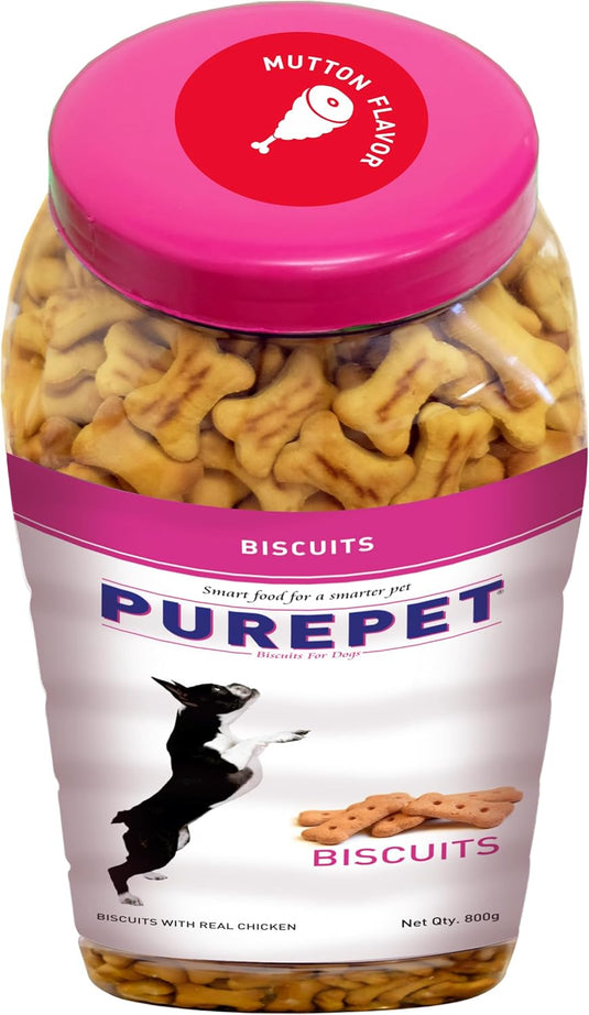 Purepet Dog Treat Biscuits, Mutton Flavour