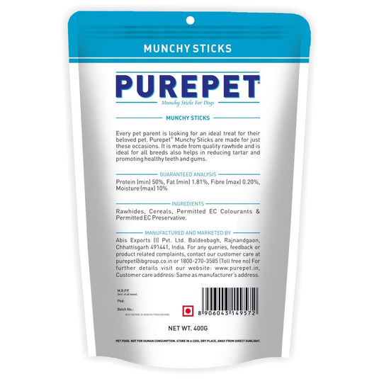 PUREPET MUNCHY STICK FOR DOG/CHICKEN MUNCHY /MUTTON MUNCHY