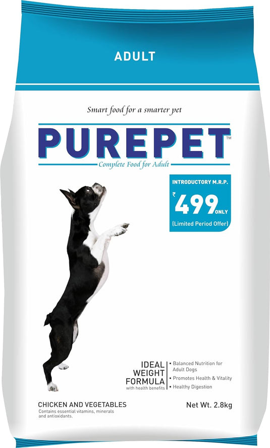 Purepet Chicken & Vegetable Adult Dog Dry Food