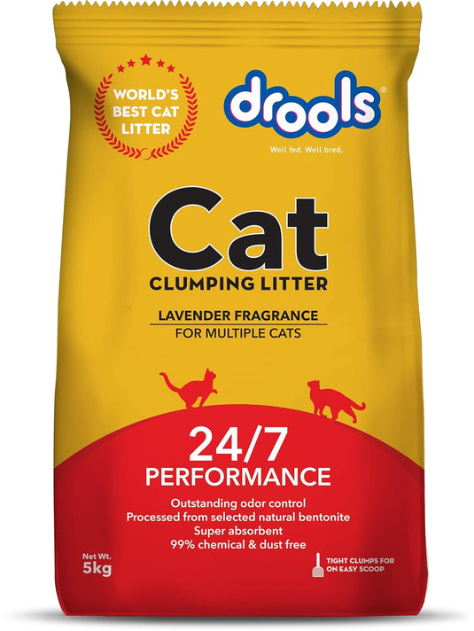 Drools Lavender Scented Clumping Cat Litter