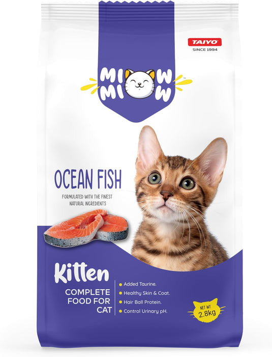 TAIYO MIOW MIOW Kitten Ocean Fish, Complete Food for Cat | Formulated with Finest Ingredients