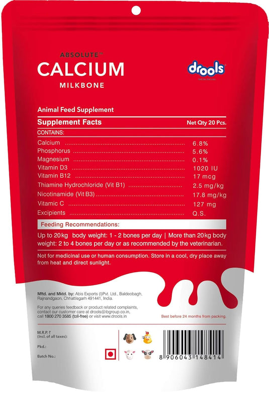 Absolute Calcium Milk Bone For Dog