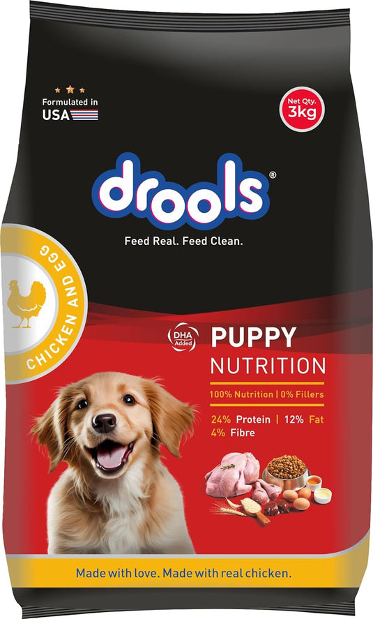 Drools Chicken and Egg Puppy Dog Dry Food