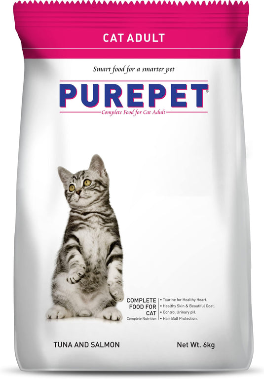 Purepet Adult Dry Cat Food Tuna and Salmon Flavour