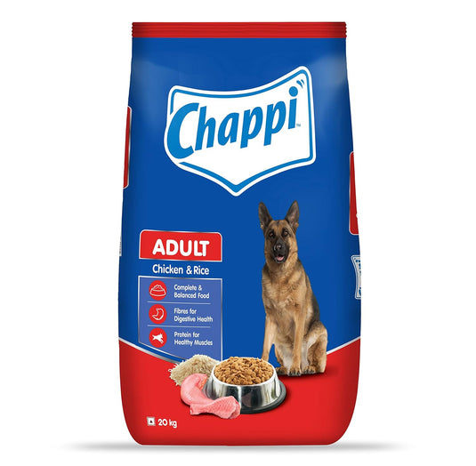 Chappi Adult Dry Dog Food, Chicken & Rice