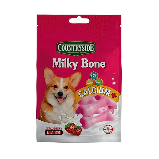 COUNTRYSIDE Milky Bone Treat for All Dog of All Ages,