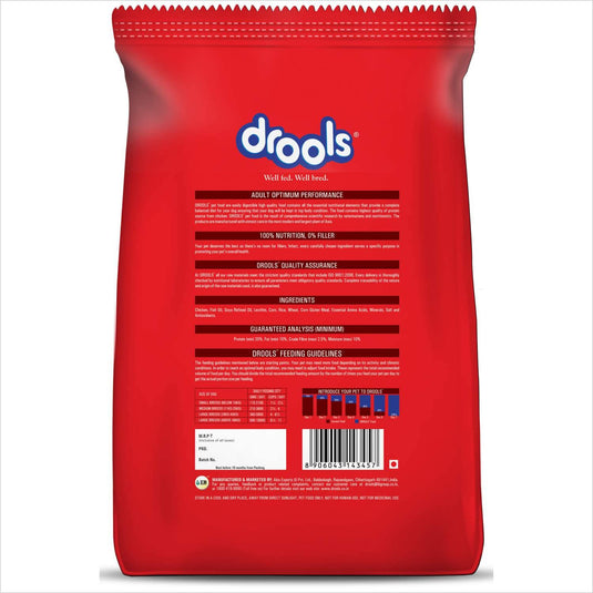 Drools Adult Dry Dog Food Optimum Performance