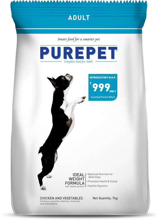 Purepet Chicken & Vegetable Adult Dog Dry Food