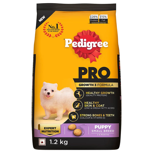 Pedigree Pro Puppy, Small Breed (2-9 Months) Dry Dog Food