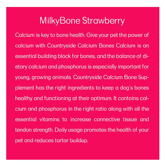 COUNTRYSIDE Milky Bone Treat for All Dog of All Ages,