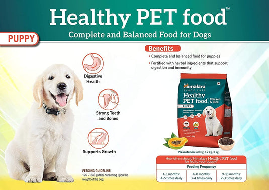 Himalaya Chicken & Rice Healthy Pet Puppy Dog Dry Food