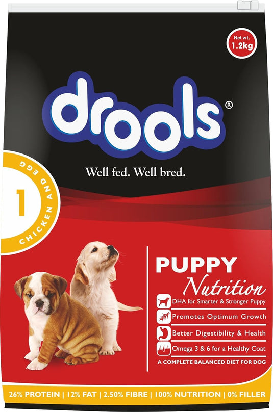 Drools Chicken and Egg Puppy Dog Dry Food