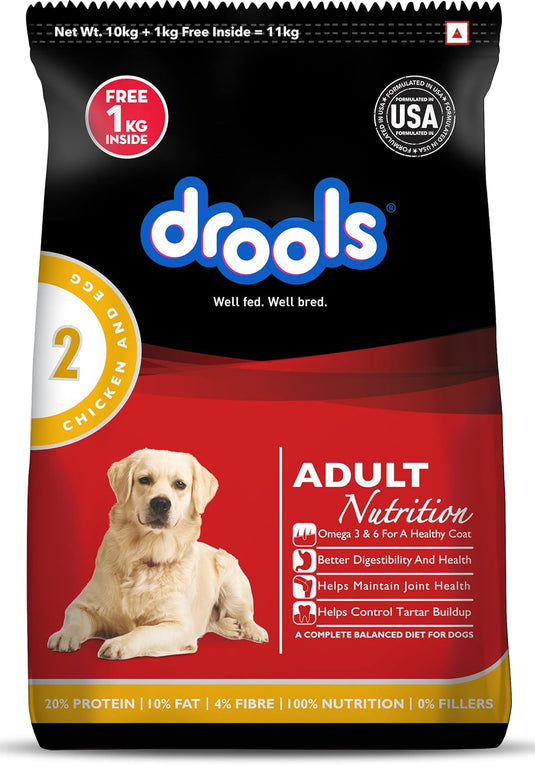 Drools Adult Dry Dog Food Chicken and Egg