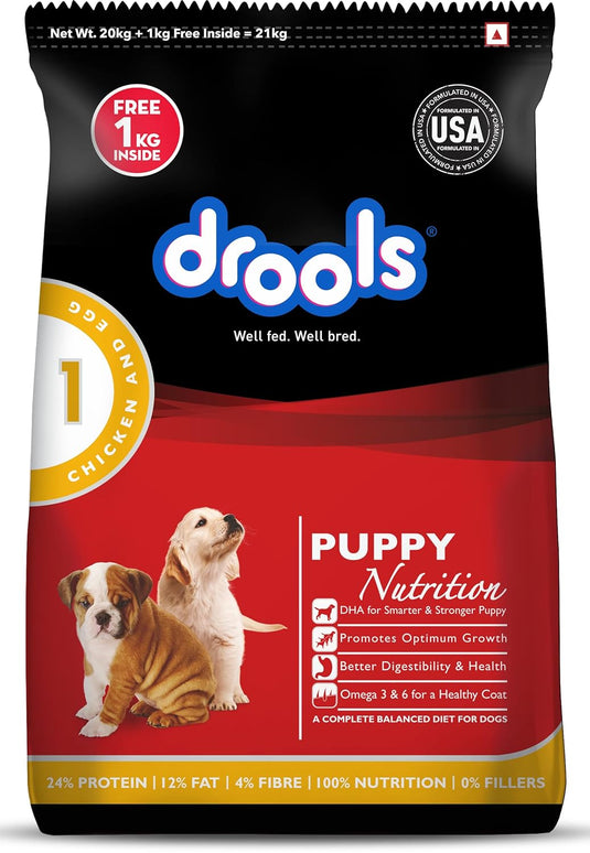 Drools Chicken and Egg Puppy Dog Dry Food