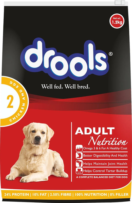 Drools Adult Dry Dog Food Chicken and Egg