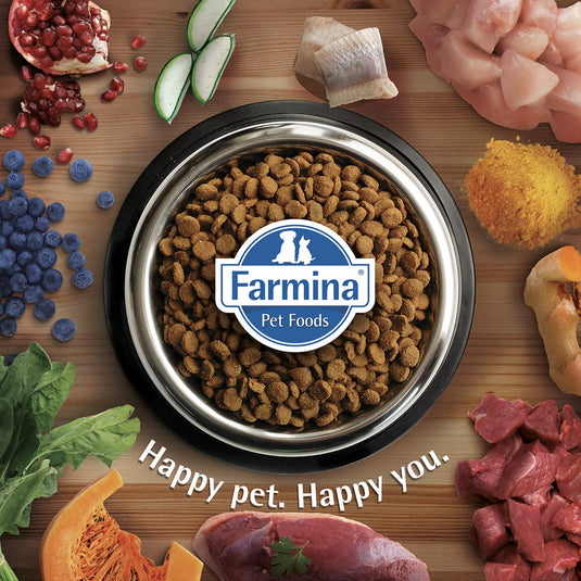 FARMINA N&D Ocean Puppy Dry Premium Pet Food, Grain Free, COD Pumpkin& Cantaloupe Melon, Puppy Mini Breed