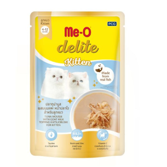 MeO Delight Tuna Mousse withgoat Milk for Kitten