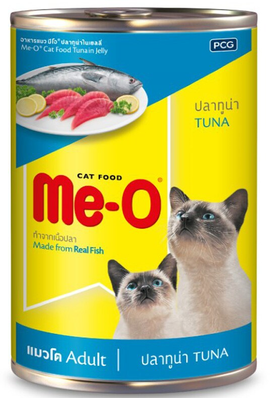 MeO Tuna Canned Wet Cat Food, 400gm