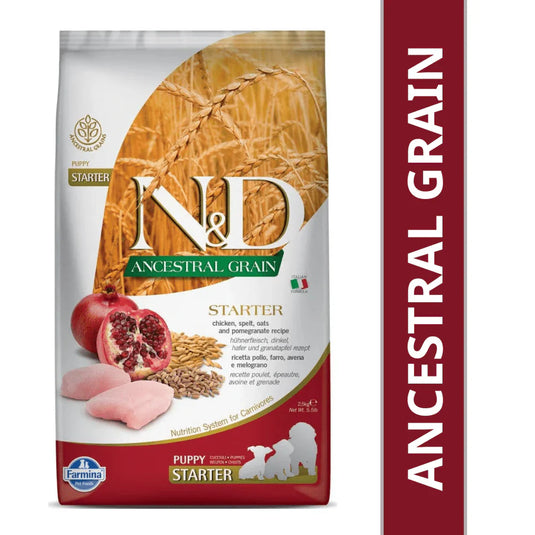 Farmina N&D Ancestral Chicken & Pomegranate Starter Puppy Dry Dog Food