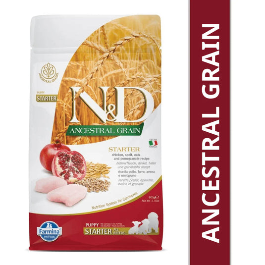 Farmina N&D Ancestral Chicken & Pomegranate Starter Puppy Dry Dog Food