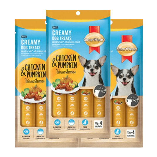 SmartHeart Chicken & Pumpkin Dog Creamy Treat