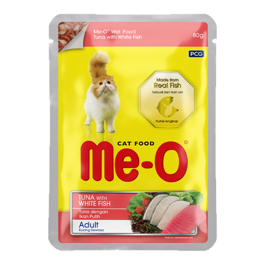 MeO Wet Cat Food - Tuna and Whitefish, 80g