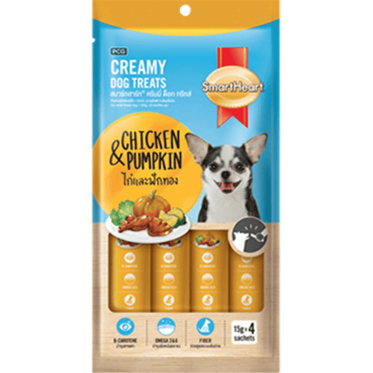 SmartHeart Chicken & Pumpkin Dog Creamy Treat