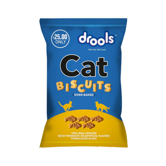 Drools Cat Treat Biscuits Real Chicken Flavor