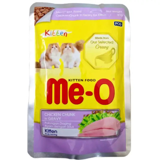 MeO Chicken Chunk ingravy Wet Kitten Food, 80g