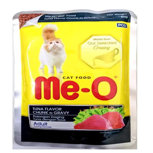 MeO Tuna Chunk ingravy Wet Cat Food, 80g